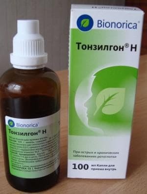 Tonzillon H for inhalation