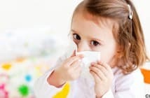 than to treat a runny nose in a child 2 months
