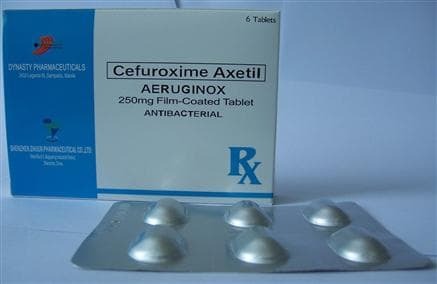 tabletes cefuroksīma acetils
