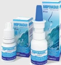 Morenazal, as a substitute for Aqua Maris