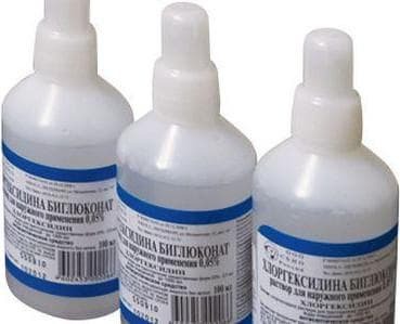 chlorhexidine instructions for use in angina