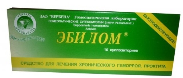 Ebil-Hemorralgin - un rimedio efficace per emorroidi sanguinanti
