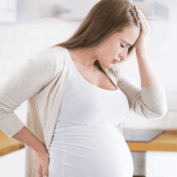 pain in the ears of a pregnant woman