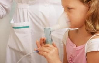 than do inhalations when coughing a nebulizer to a child