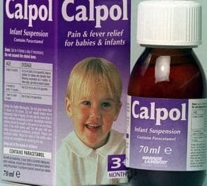 Kalpol for the treatment of children at home