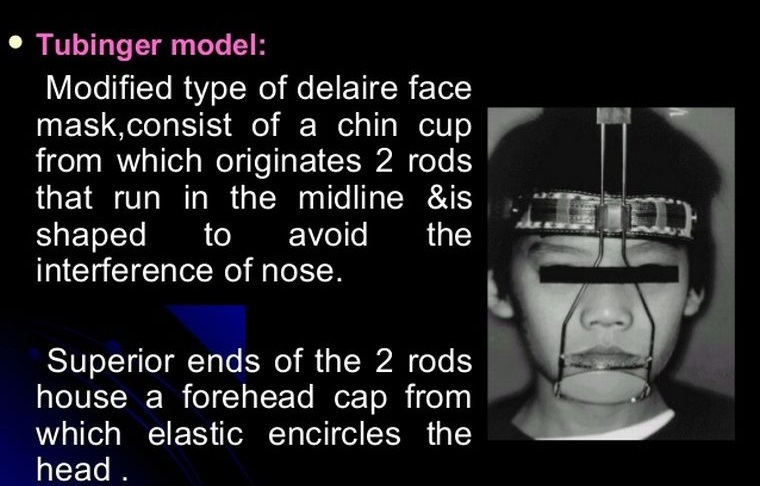 Maska obličeje v ortodoncii: účel aplikace, odrůda a proces léčby