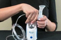 use of a nebulizer
