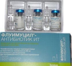fluimucil antibiotic for inhalations