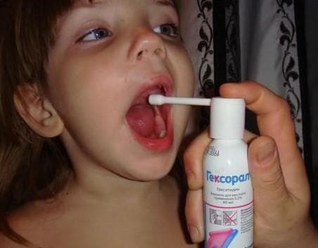 hexoral spray for children