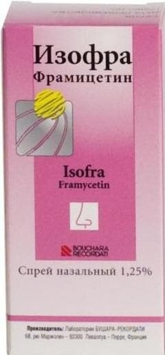 Isofra-drops with antibiotic