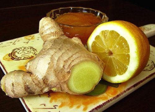 lemon with ginger and honey