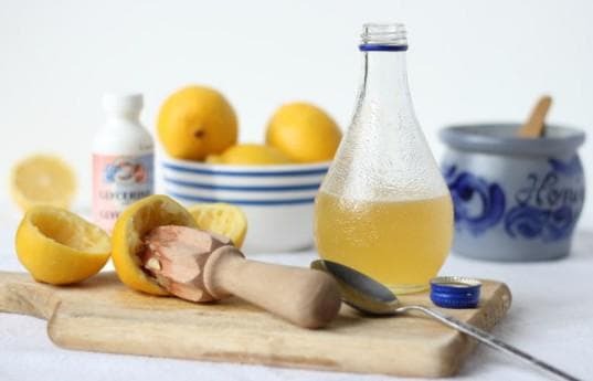 glycerine honey lemon from cough