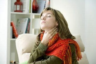 hoarse voice after a cold in a pregnant woman