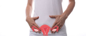 The cervix before menstruation