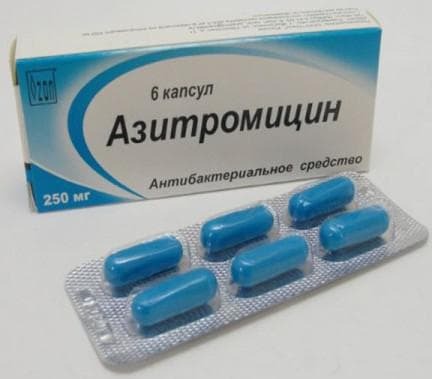 azithromycin in angina