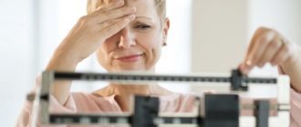 Peso durante la menopausa