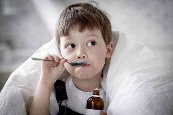 treatment of dry cough in a child