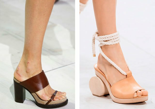 Foto di estate 2016 di sandali alla moda