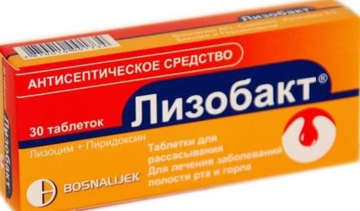Lysobact with angina