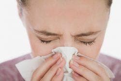 Allergie gegen die Nase