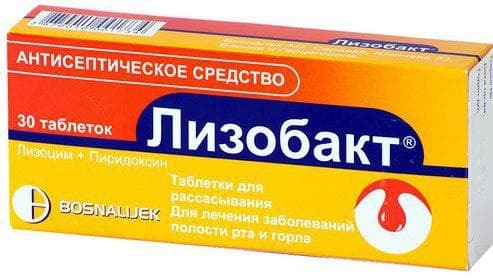 Lizobakt tablete