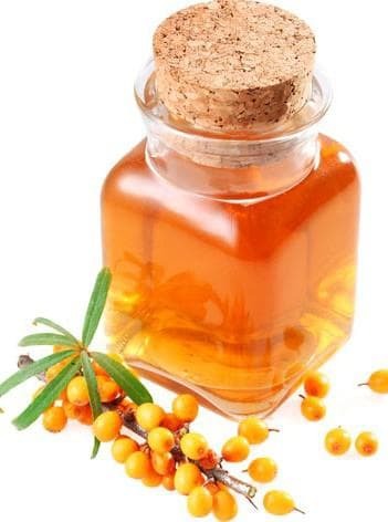 sea ​​buckthorn oil for lubricating the nasal cavity