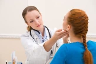 diagnosis of sore throat in pregnant women