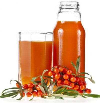 juice of sea-buckthorn and ginger