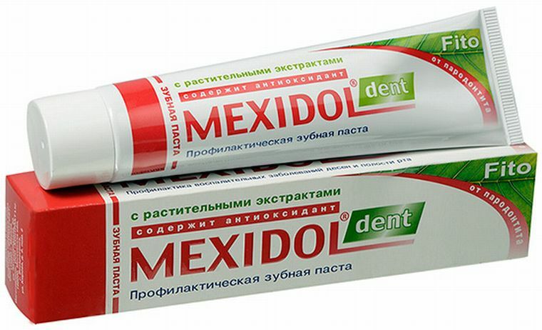 Overzicht van de lijn van tandpasta's Mexidol Dent - kies uit wat