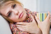 sore throat without fever and cold