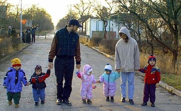 hodanje s djecom na otvorenom