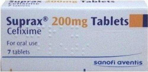 Suprax tabletes