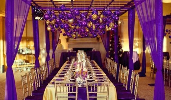 Vestuvės violetiniuose tonuose - grožis ir švelnumas!