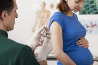 vaccination against influenza in a nursing mother