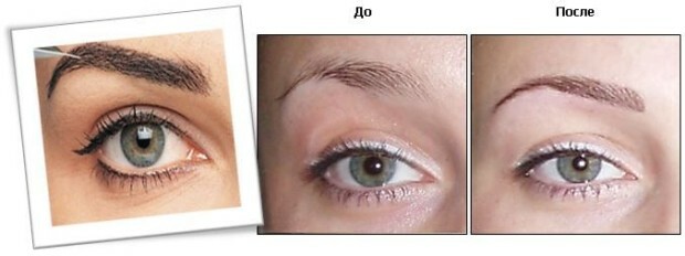 Hairy tattoo of eyebrows - the effect of naturalness!