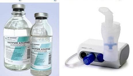 What inhalations for a cold can be done with a nebulizer for children: recipes