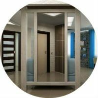 Tips for the interior: the mirror opposite the front door - you can or not