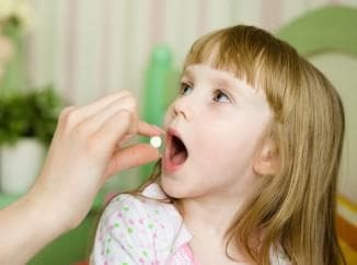piller för hosta med termopsis till barn