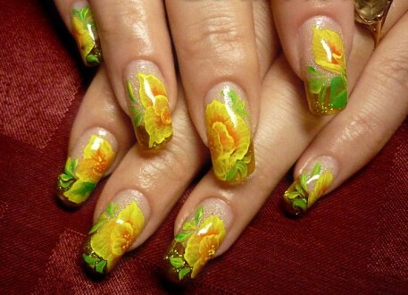 Pintura chinesa em manicure para iniciantes