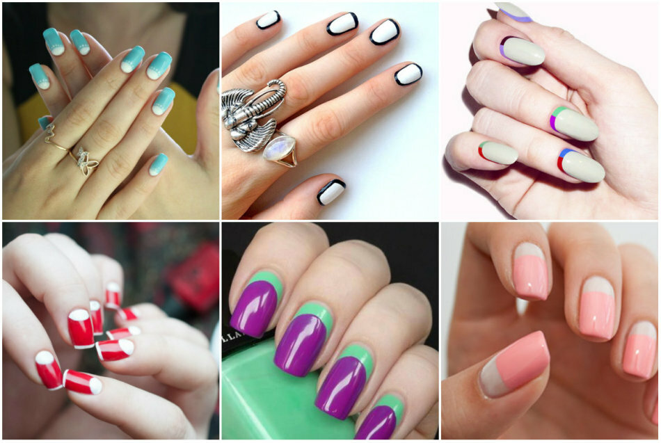 Projeto de unha elegante primavera - verão 2017. Desenhos em unhas, vernizes na moda. Manicure nas unhas - novos itens