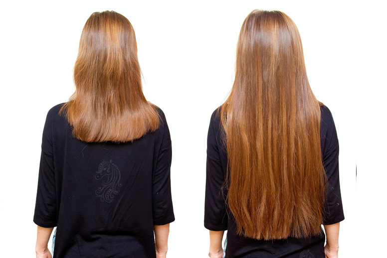 200 капсул волос фото до и после