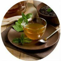 How does green tea affect human pressure?