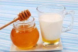 warm milk with honey