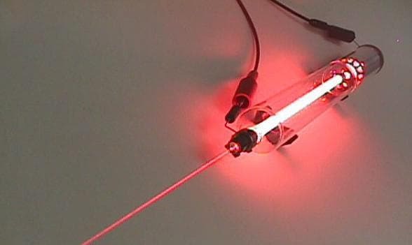 low-energy helium-neon laser radiation