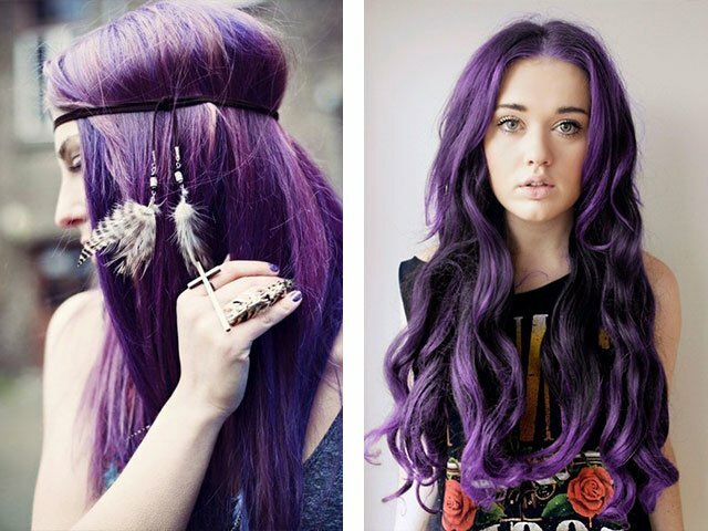 Cabelo roxo - como te limpar o cabelo em roxo