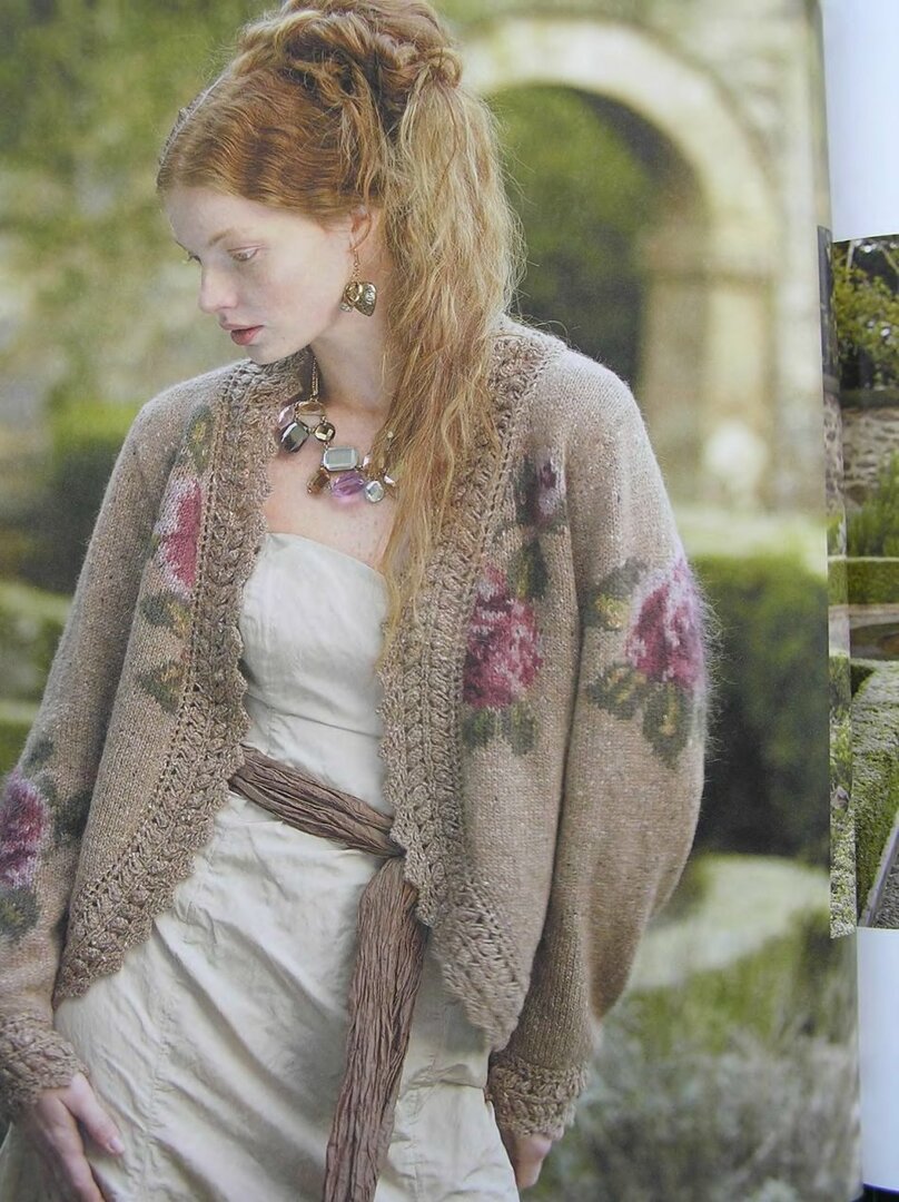 Merajut dengan gaya Boho. Knitted Cardigan, Coat, Boho