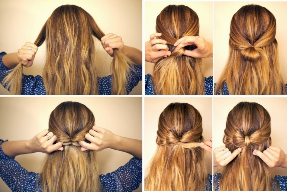 Penteados com suas próprias mãos. Como fazer um penteado em casa? Hairstyles Fast Hair