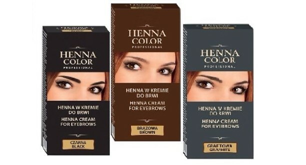 Biotagogue van wenkbrauwen met henna