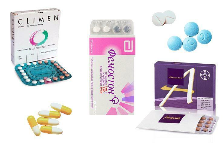 Hormonal drugs for menopause