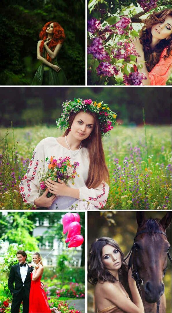 Ideas for a photo shoot in nature